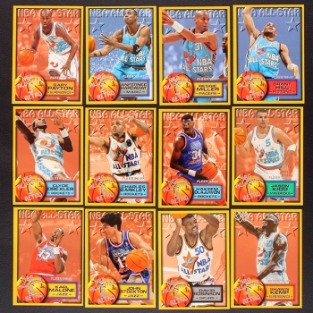 Preview: NBA Basketball 96-97 All Stars Fleer Trading Cards