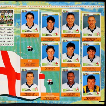 Preview: Euro 96 Panini Sticker Album teilgefüllt -60