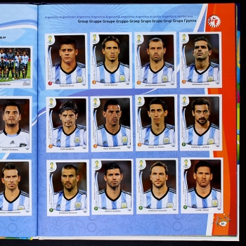 Brasil 2014 Panini sticker album complete - Hardcover