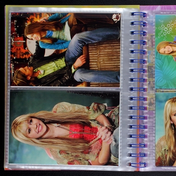 Preview: Hannah Montana Panini Photocards Album komplett - Miley Cyrus
