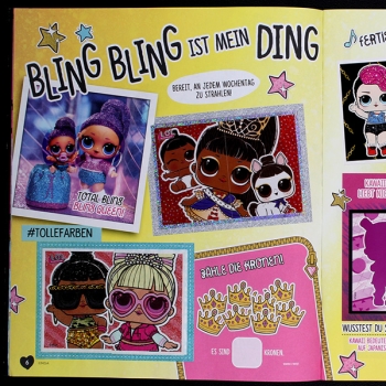 Preview: LOL Surprise Fashion Fun Panini Album komplett