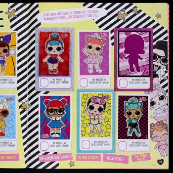 LOL Surprise Fashion Fun Panini Album komplett
