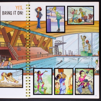 Preview: Witch Panini Sticker Album komplett - GB