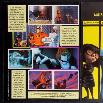 Les Indestructibles Panini sticker album complete - CA