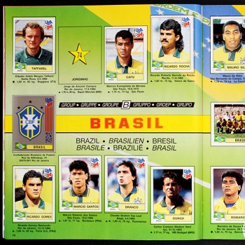 USA 94 Panini sticker album almost complete -10