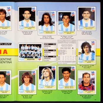 USA 94 Panini sticker album almost complete -10