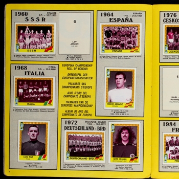 Preview: Euro 88 Panini Sticker Album teilgefüllt -16