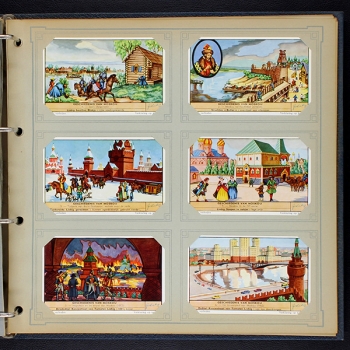 Liebig Cromos Album with 49 series