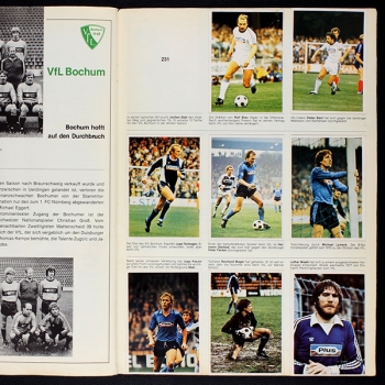 Fußball 80 Bergmann Sticker Album teilgefüllt -32