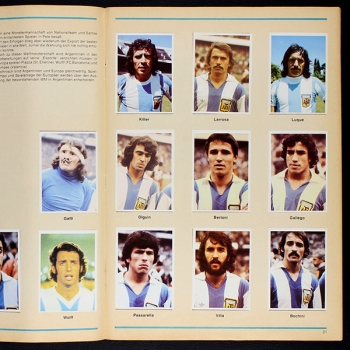 Preview: Argentina 78 Bergmann Sticker Album komplett