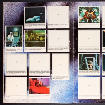 Preview: Kampfstern Galactica Sticker Album teilgefüllt