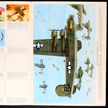 Die Eroberung des Weltraumes Panorama album with stickers