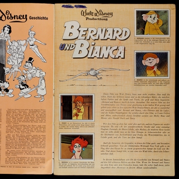 Preview: Bernard und Bianca Panini Sticker Album komplett