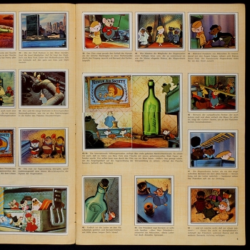 Preview: Bernard und Bianca Panini Sticker Album komplett