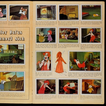 Preview: Bernard und Bianca Panini Sticker Album komplett