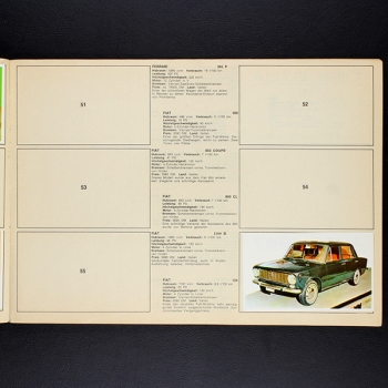Preview: Auto 1967 Sicker Sticker Album teilgefüllt