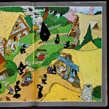 Preview: Asterix Ehapa Sticker Album teilgefüllt