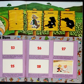 Preview: Asterix Ehapa Sticker Album teilgefüllt