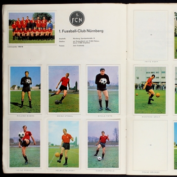 Preview: Bundesliga 65 Bergmann Sticker Album teilgefüllt -110