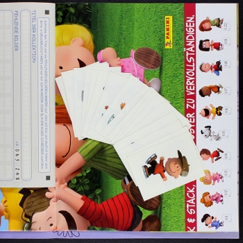 Peanuts Der Film Panini sticker album complete