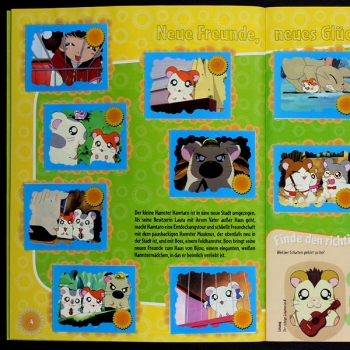 Preview: Hamtaro Panini Sticker Album komplett