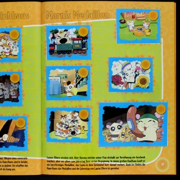 Hamtaro Panini Sticker Album komplett