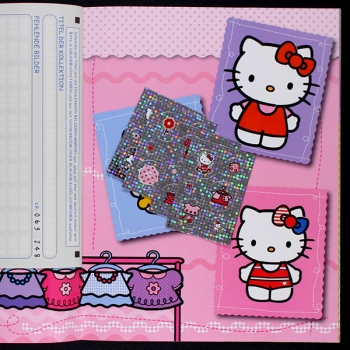 Hello Kitty B Cool Panini sticker album complete
