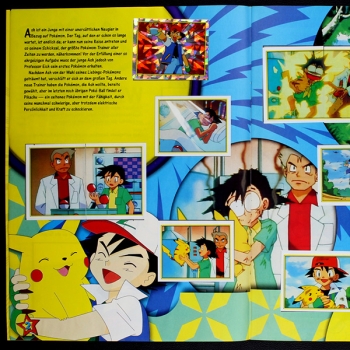 Preview: Pokemon Merlin sticker album complete - blue