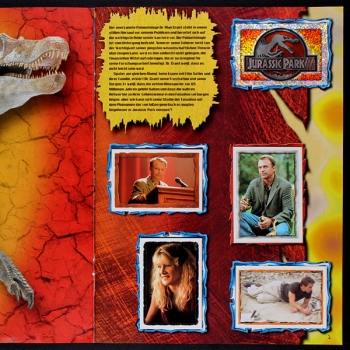 Preview: Jurassic Park 3 Merlin sticker album complete
