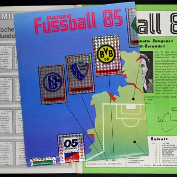 Preview: Fußball 85 Panini Sticker Album komplett