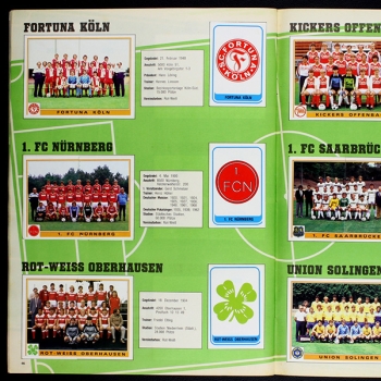 Fußball 85 Panini Sticker Album komplett
