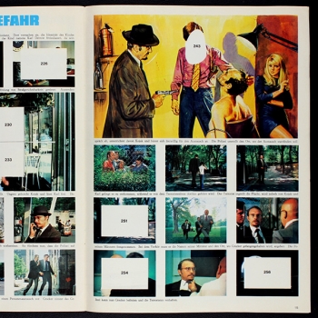 Kojak Americana Sticker Album teilgefüllt