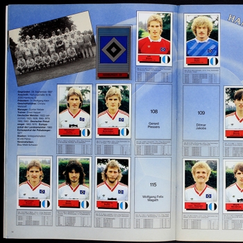 Preview: Fußball 86 Panini Sticker Album teilgefüllt