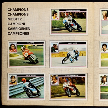 Super Moto Panini Sticker Album komplett