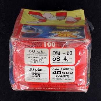 Preview: VR Troopers Panini Box mit 100 Sticker Tüten