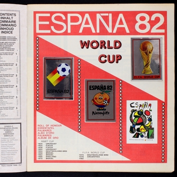 Preview: Espana 82 Panini Sticker Album teilgefüllt -58