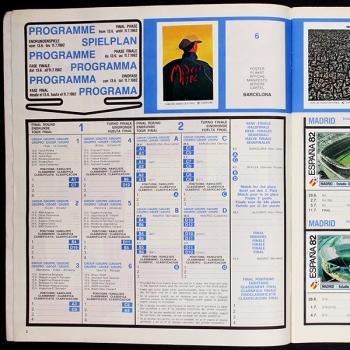 Preview: Espana 82 Panini Sticker Album teilgefüllt -58