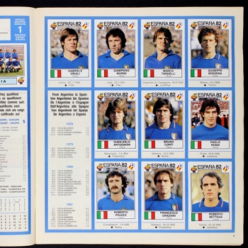 Espana 82 Panini Sticker Album teilgefüllt -58