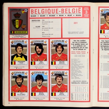 Espana 82 Panini Sticker Album teilgefüllt -58