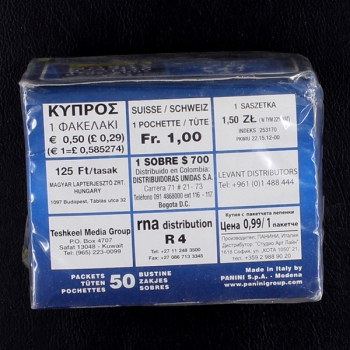 Preview: Champions League 2009 Panini Box mit 50 Sticker Tüten