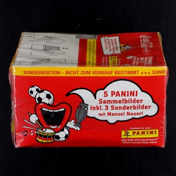 Euro 2012 Panini Sticker Box - Coca Cola Version