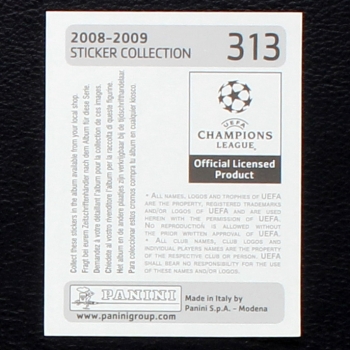 Preview: Ibrahimovic Panini Sticker No. 313 - Champions League 2008