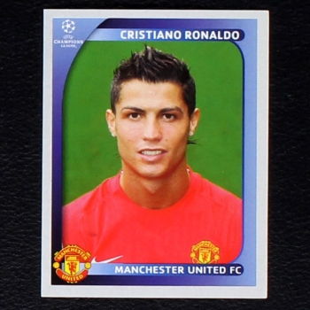 Christiano Ronaldo Panini Sticker No. 23 - Champions League 2008