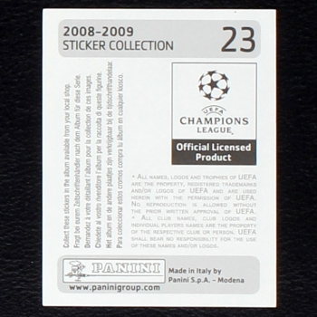 Preview: Christiano Ronaldo Panini Sticker No. 23 - Champions League 2008
