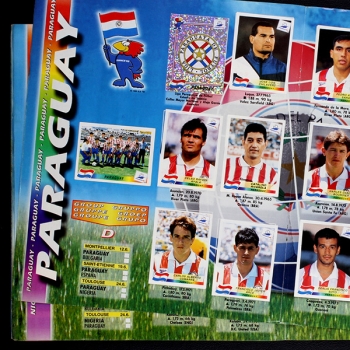 France 98 Panini Sticker Album fast komplett -11 o.I.