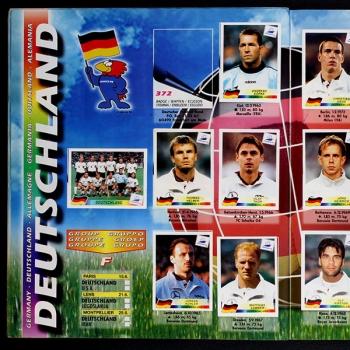 France 98 Panini Sticker Album fast komplett -11 o.I.