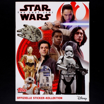 Star Wars The Last Jedi Topps Sticker Album