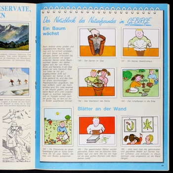 WWF Bedrohte Natur Panini Sticker Album komplett