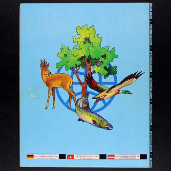 WWF Bedrohte Natur Panini Sticker Album komplett
