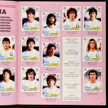 Italia 90 Panini Sticker Album komplett - NL